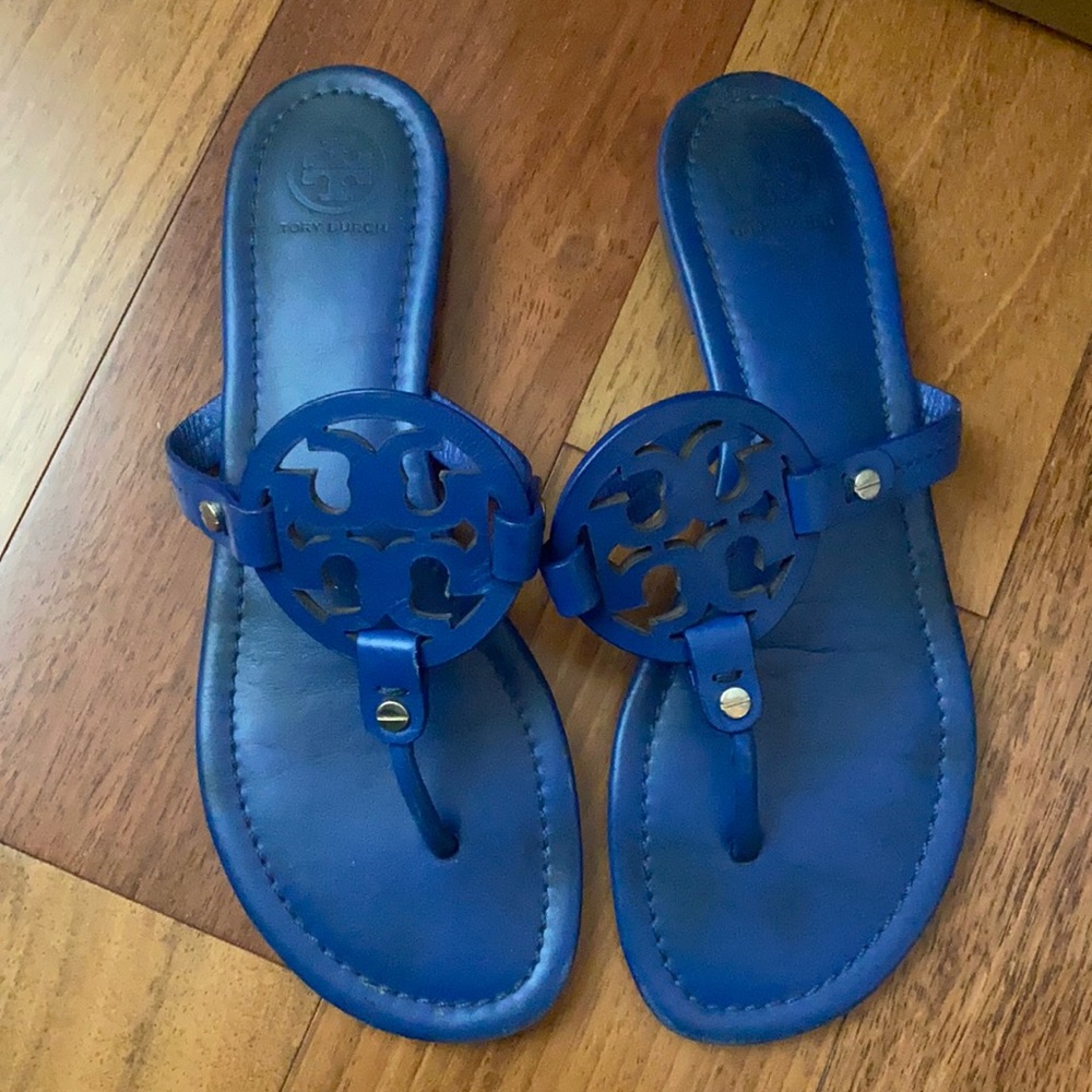 Blue Tory Burch Sandals